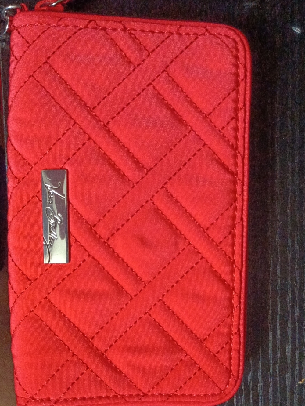 Red Quilted Clutch- Vera Bradley